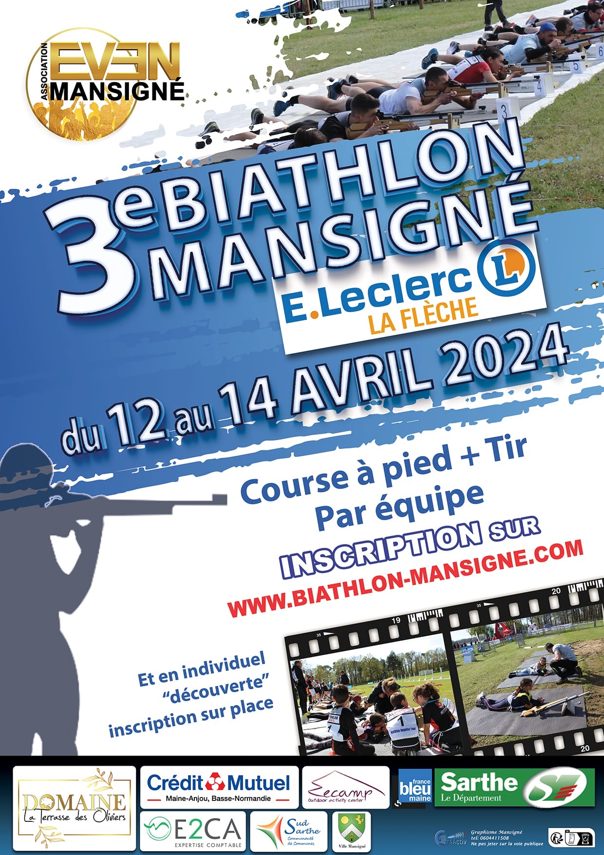 Affiche biathlon 2024